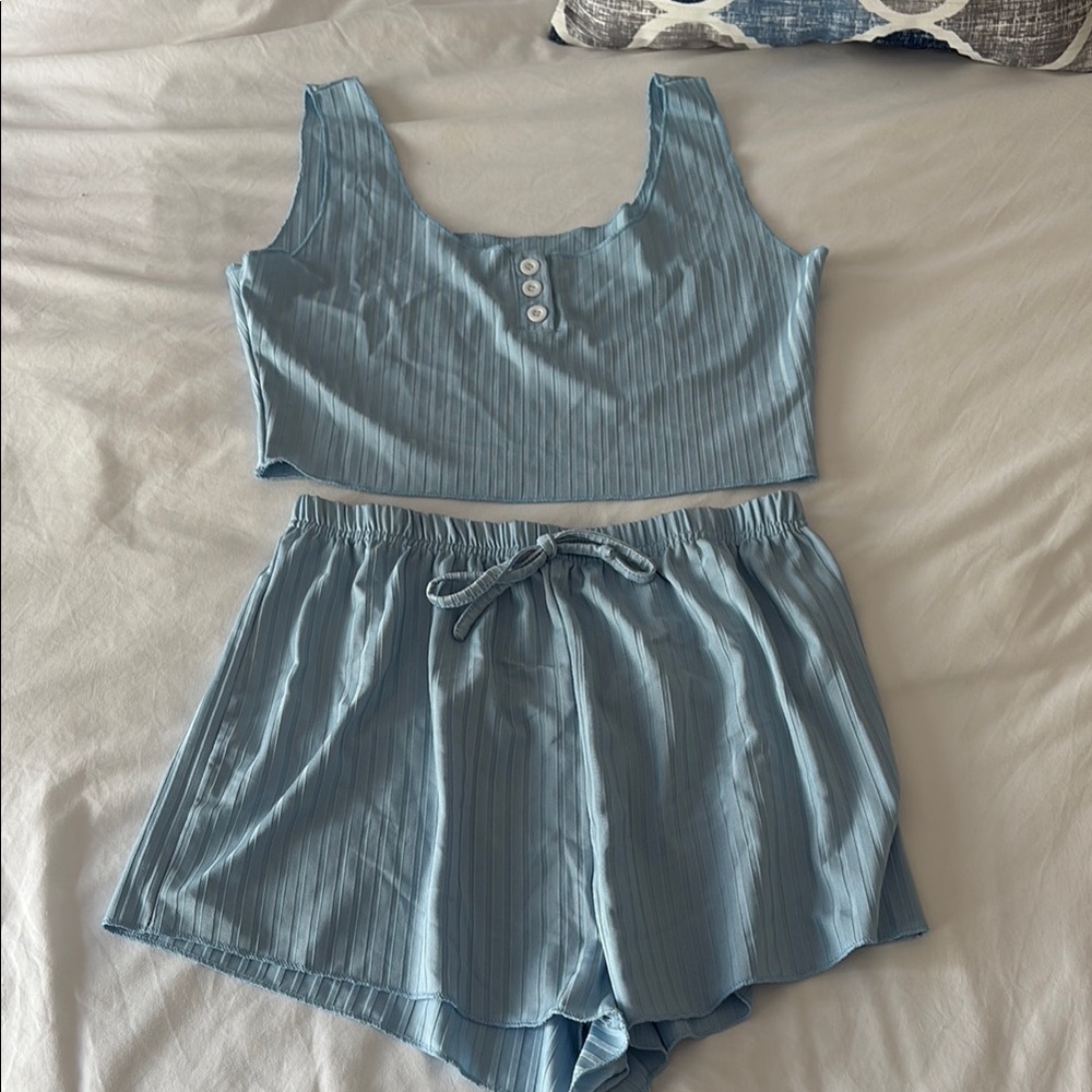 Blue Women's Sleepwear Set